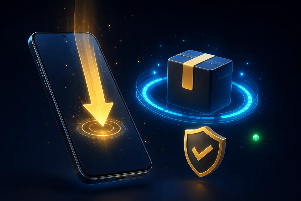 Instalaci&oacute;n del archivo APK oficial de Mercado Casino en un celular Android